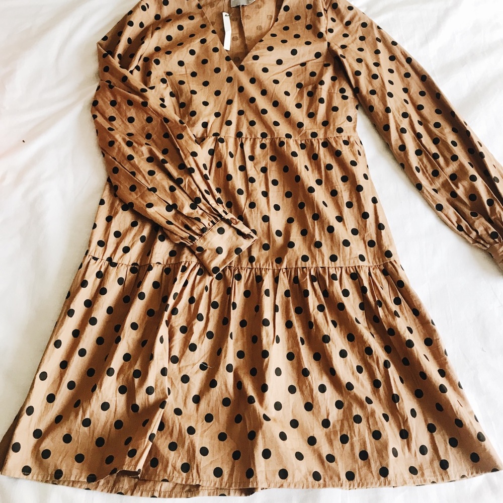 NWT Asos Polka Dot Tiered dress